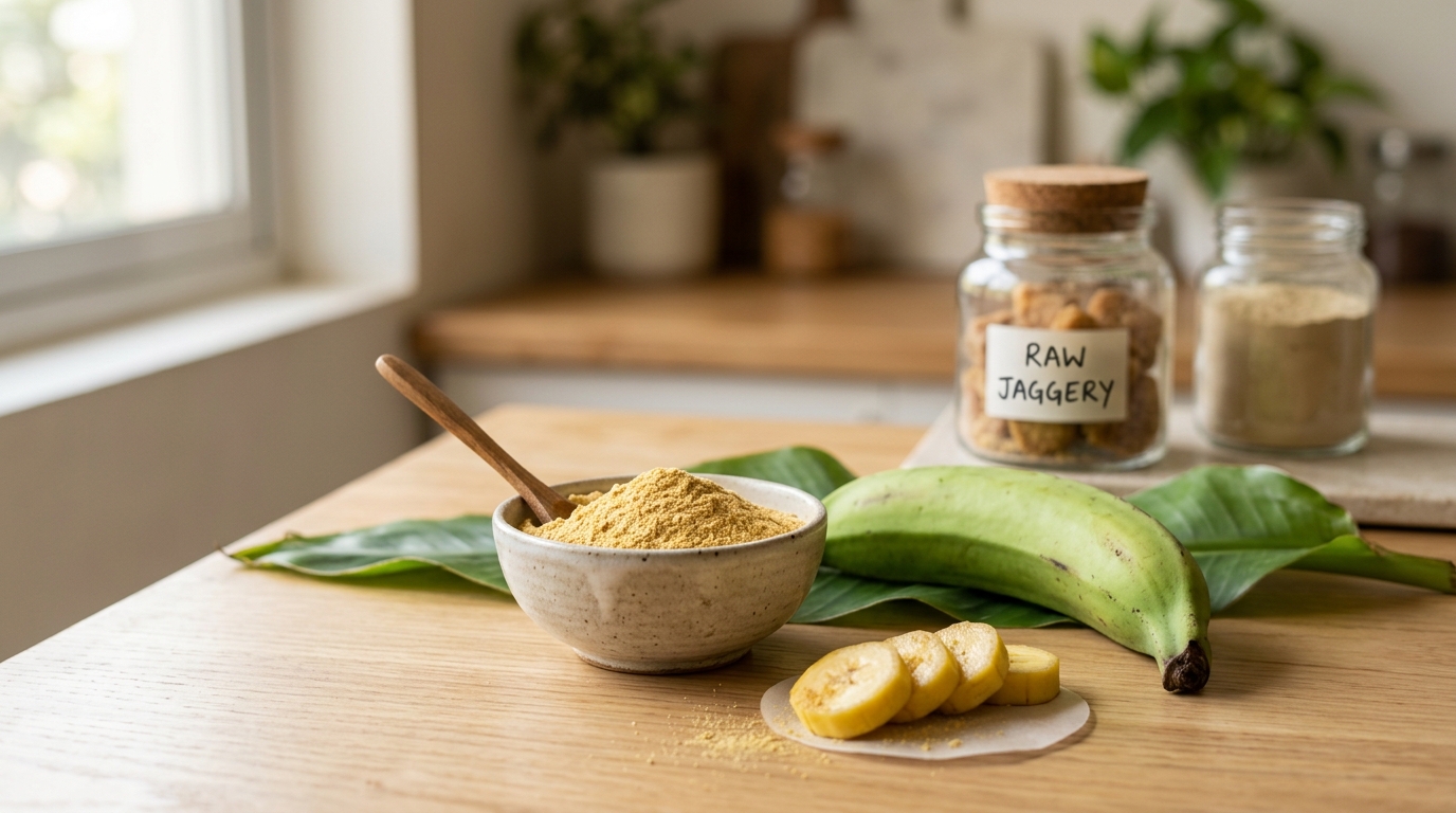 Fresh Nendran banana recipe ingredients
